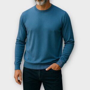 Reiss Wessex Extra Fine Merino Wool Crew Neck Sweater